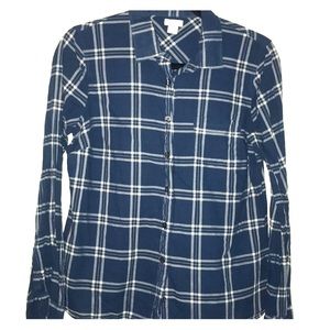 J Crew Plaid Button Down